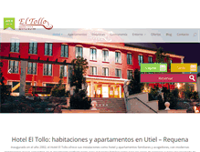 Tablet Screenshot of hoteltollo.com